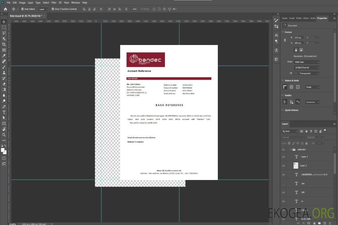 Référence Cuba , Bandec , closure template